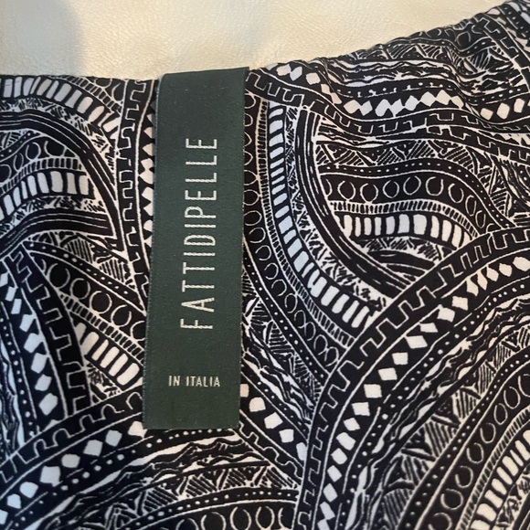 Off white Italian leather jacket. Size S - Picture 9 of 10